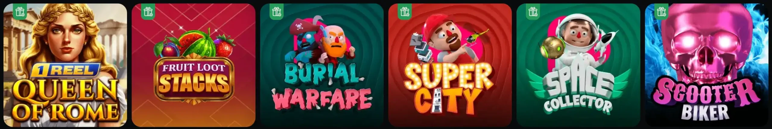 Selection of popular online slot machines at Buffbets